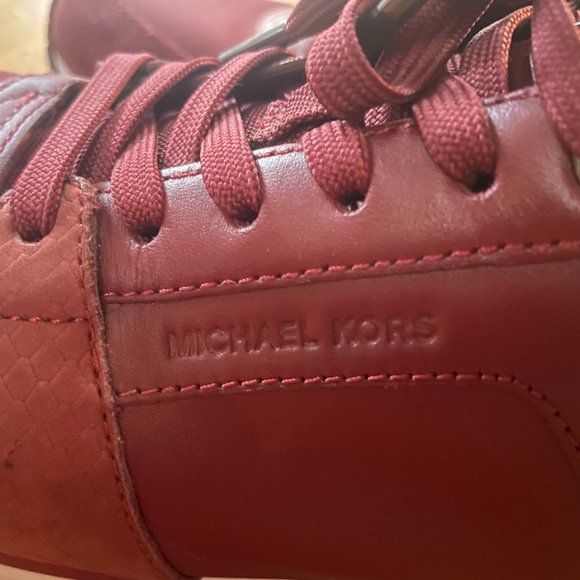 MICHAEL KORS Unique burgundy sneakers - Picture 3 of 11